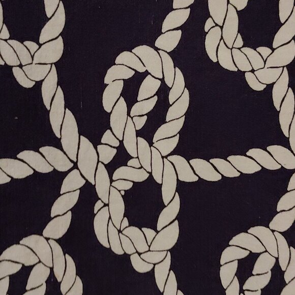 Anthropologie Maeve The Colette Wide Leg Crop Pants Nautical Rope Coastal 29 - Picture 6 of 11